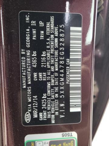Photo 10 from auction – 2014 KIA OPTIMA LX with VIN 5XXGM4A78EG328875