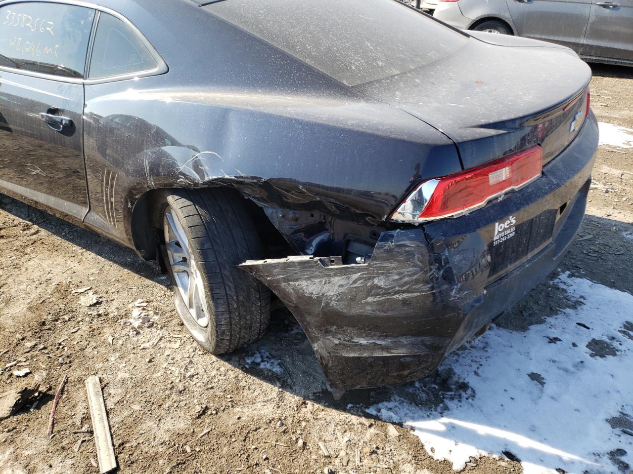 Photo 9 from auction – 2015 CHEVROLET CAMARO LS with VIN 2G1FB1E34F9171810