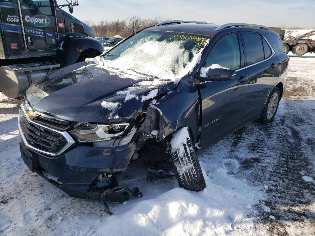 Photo 2 from auction – 2018 CHEVROLET EQUINOX LT with VIN 3GNAXSEV9JS643805