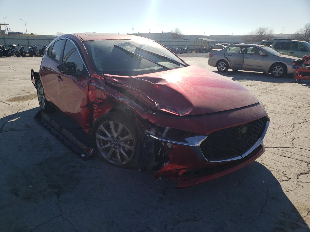 MAZDA 3 PREFERRE 2022 with VIN JM1BPACL5N1501676 - Photo from auction