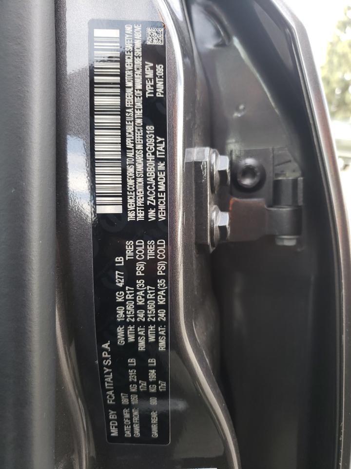 Photo 10 from auction – 2017 JEEP RENEGADE L with VIN ZACCJABB0HPG09318