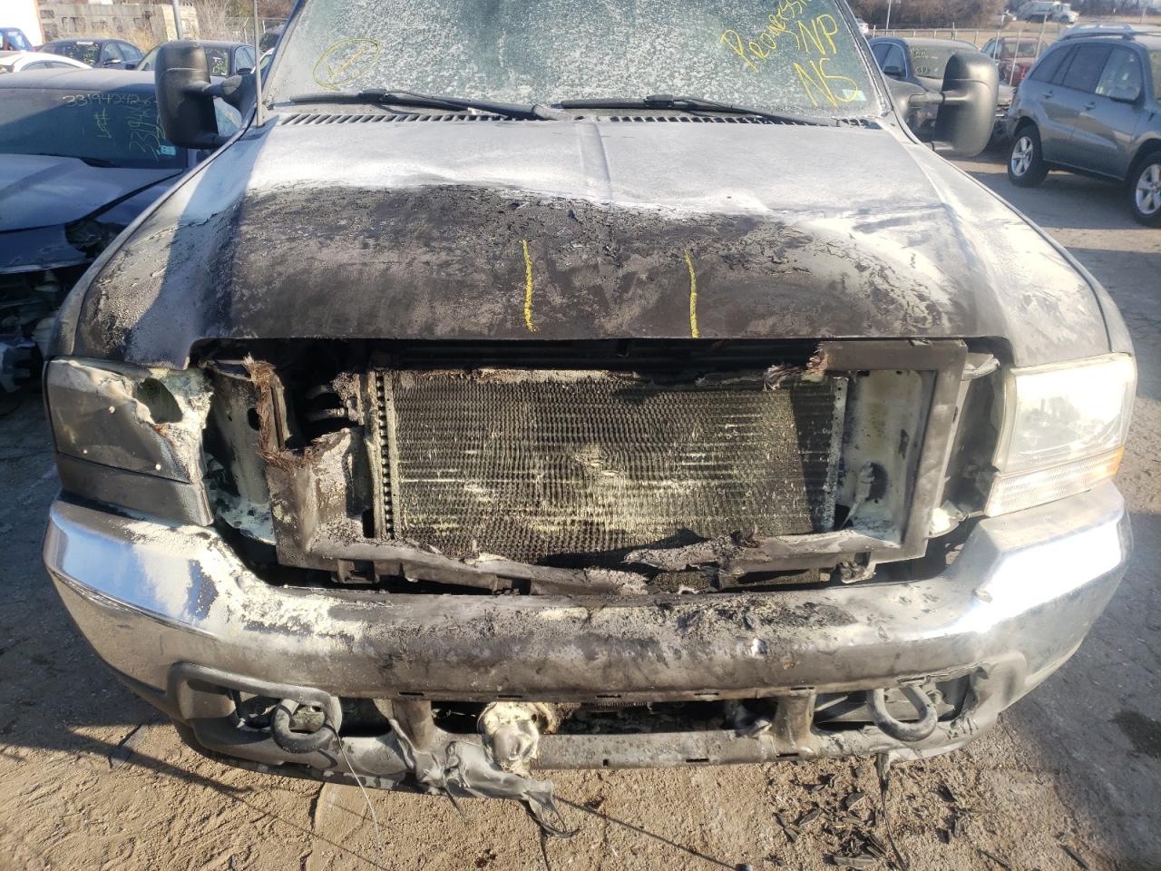 Photo 9 from auction – 2003 FORD F250 SUPER with VIN 1FTNW21F83EA79279