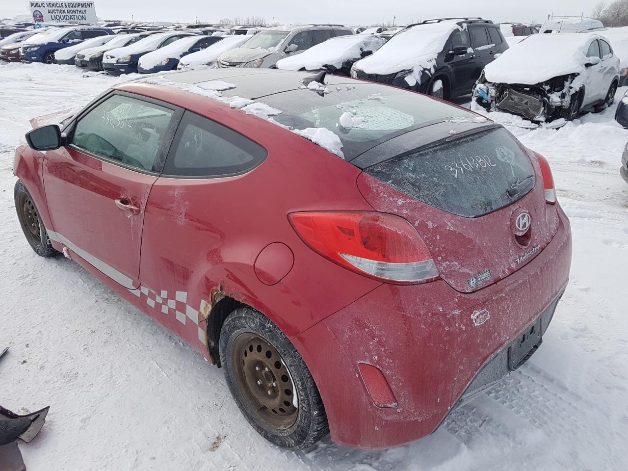 Photo 3 from auction – 2012 HYUNDAI VELOSTER with VIN KMHTC6AD2CU044387