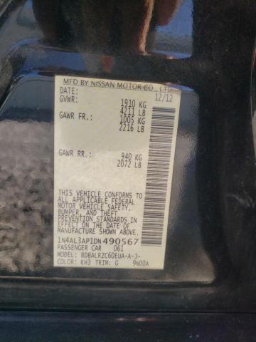 Photo 10 from auction – 2013 NISSAN ALTIMA 2.5 with VIN 1N4AL3AP1DN490567
