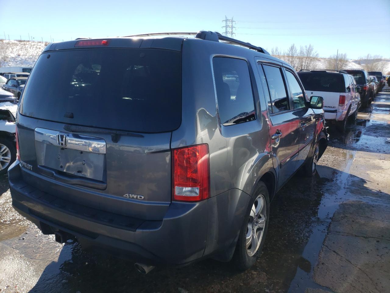 Photo 4 from auction – 2012 HONDA PILOT EXL with VIN 5FNYF4H63CB006558