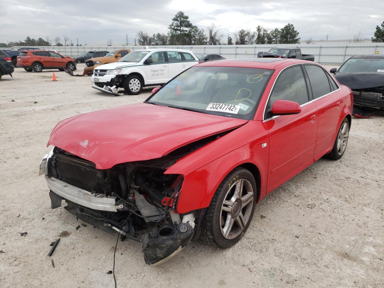 Photo 2 from auction – 2008 AUDI A4 2.0T with VIN WAUAF78E58A009663