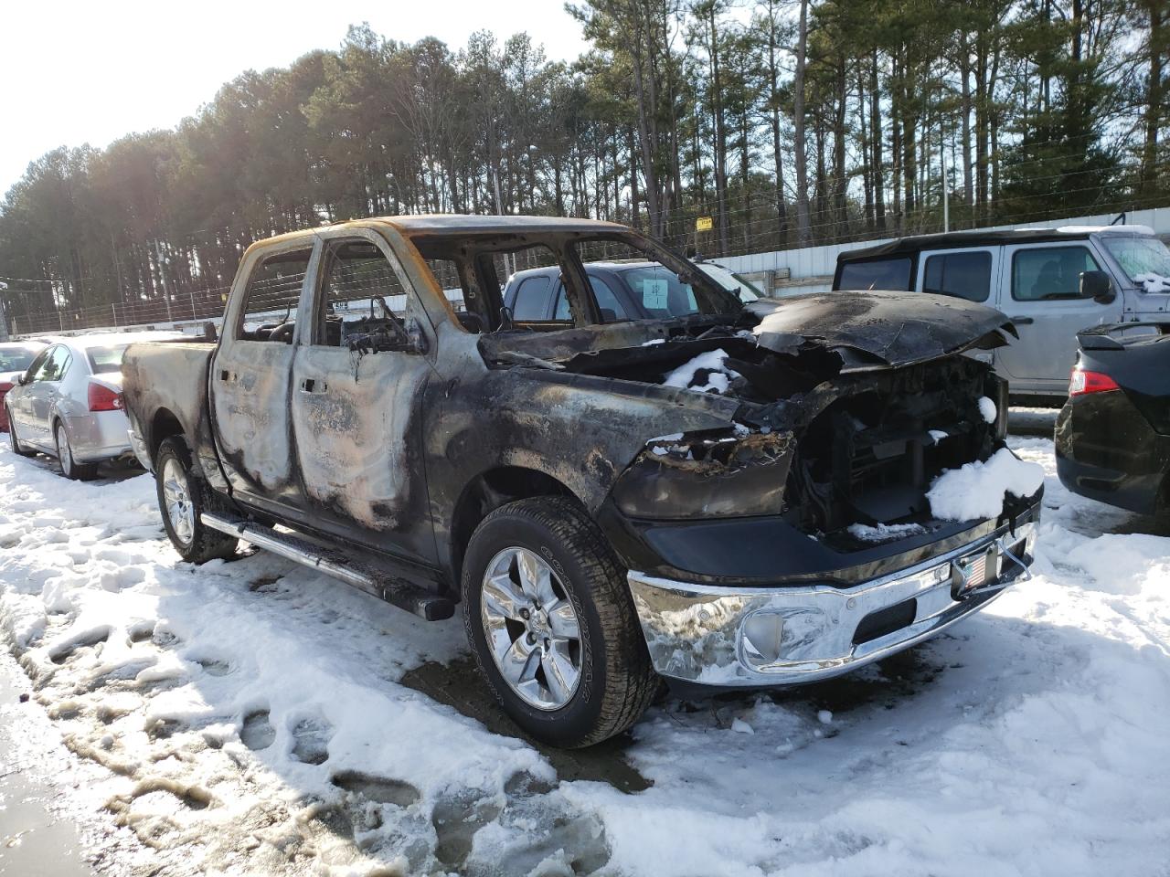 RAM 1500 SLT 2018 with VIN 1C6RR7LG9JS108760 - Photo from auction