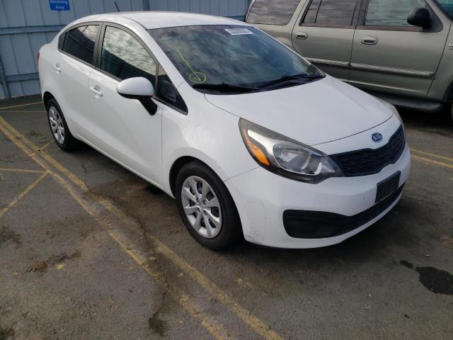KIA RIO LX 2012 with VIN KNADM4A36C6047604 - Photo from auction