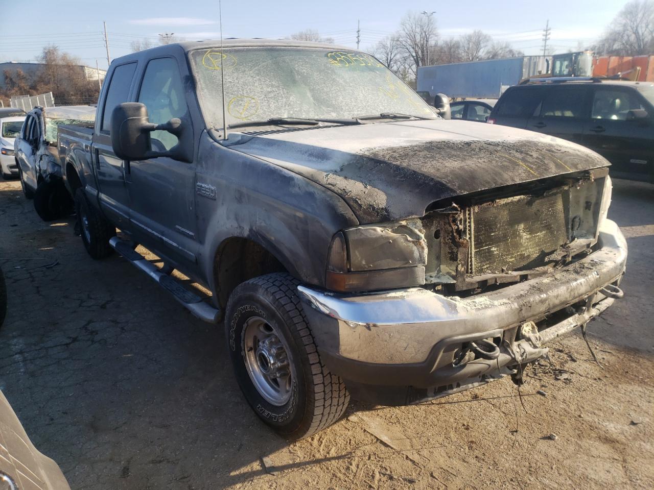 FORD F250 SUPER 2003 with VIN 1FTNW21F83EA79279 - Photo from auction