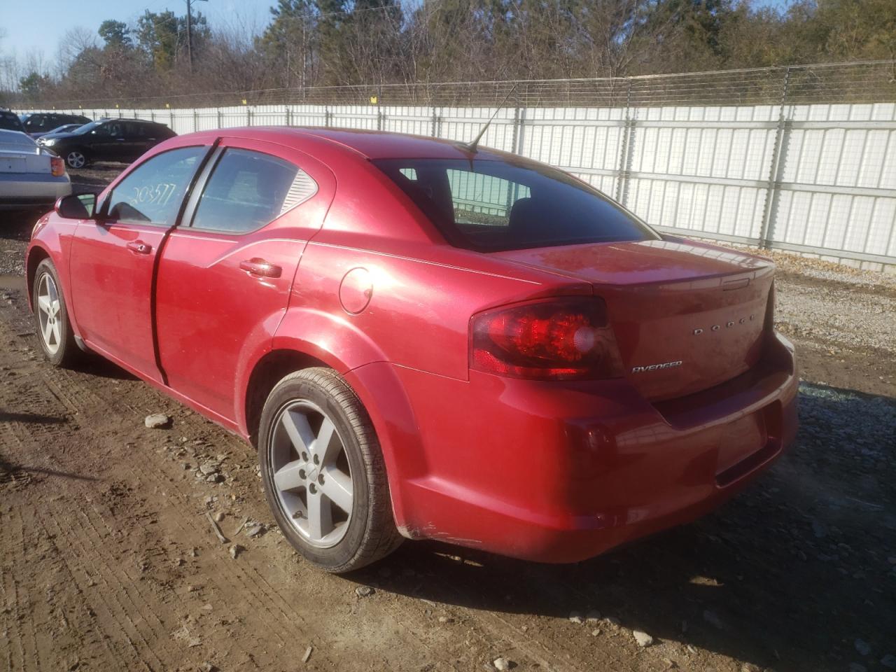 Photo 3 from auction – 2011 DODGE AVENGER LU with VIN 1B3BD2FB9BN524546