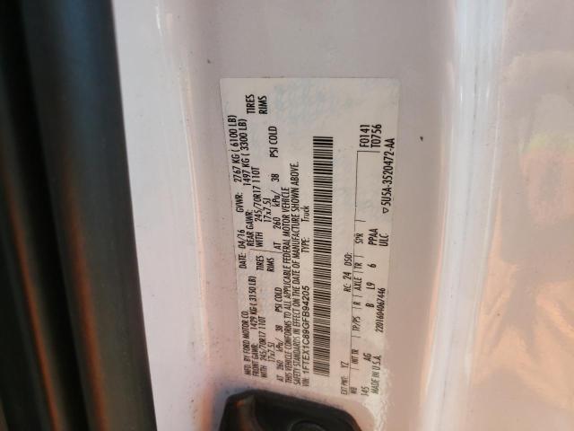 Photo 10 from auction – 2016 FORD F150 SUPER with VIN 1FTEX1C89GFB94205