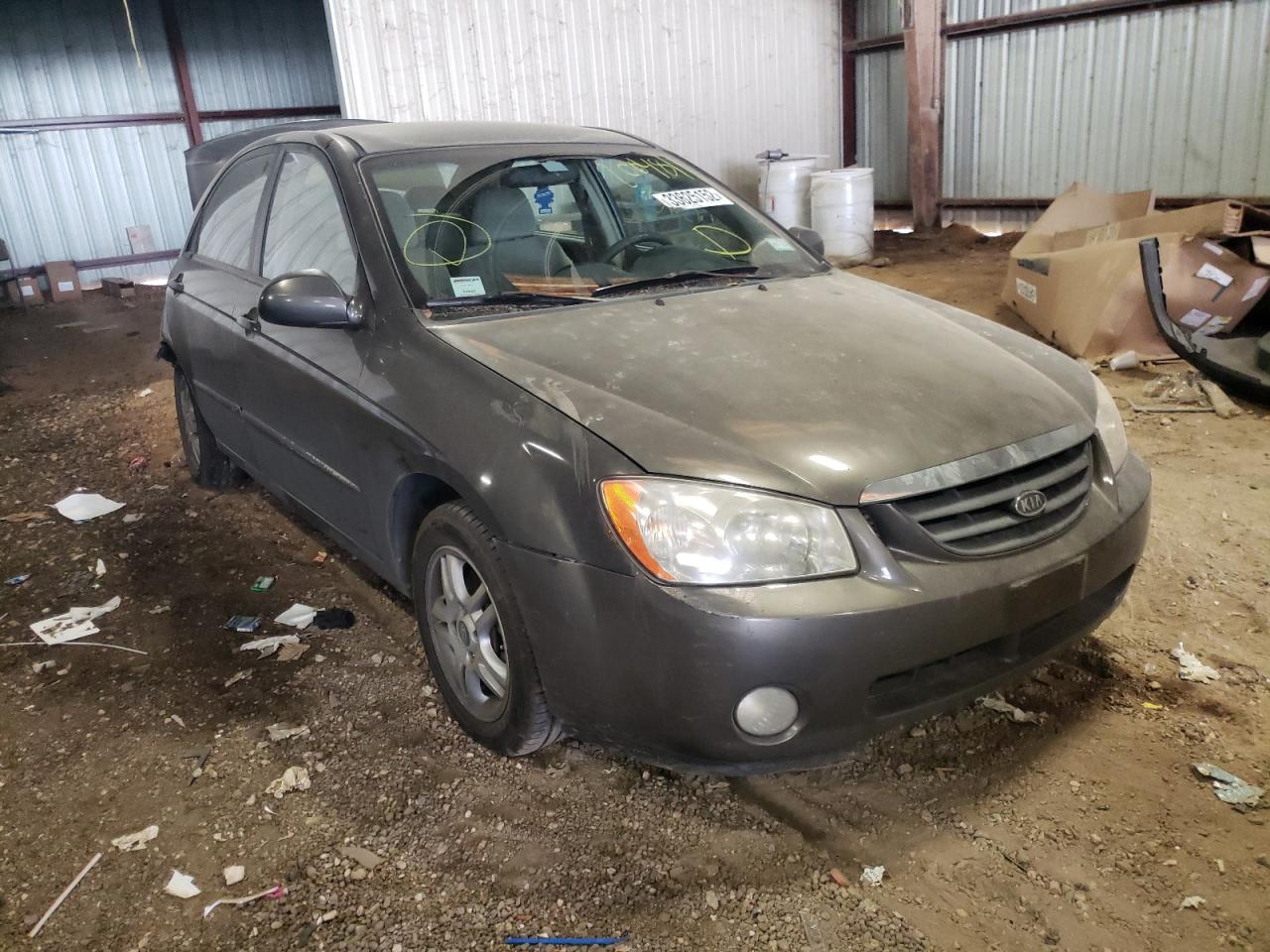 KIA SPECTRA LX 2005 with VIN KNAFE121155200481 - Photo from auction