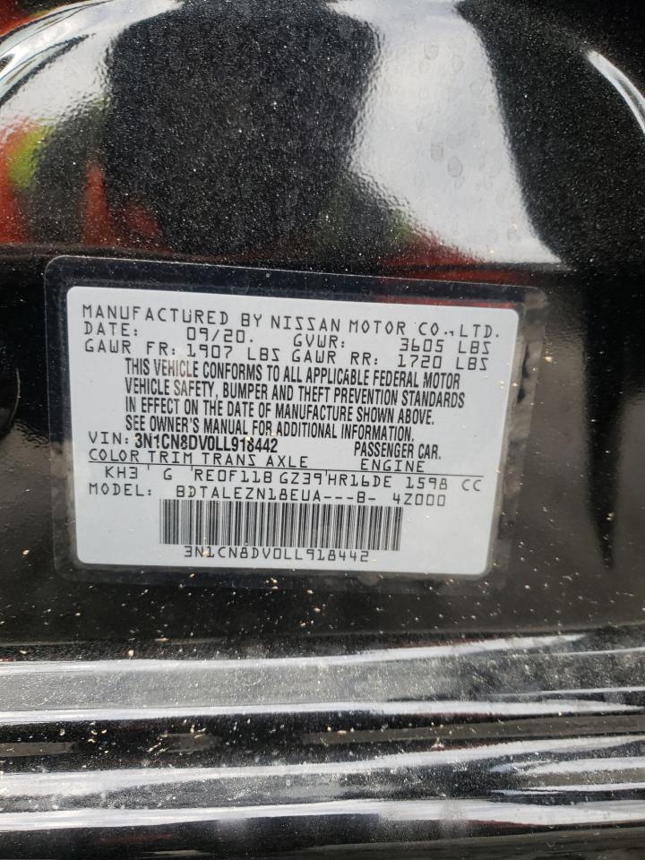 Photo 10 from auction – 2020 NISSAN VERSA S with VIN 3N1CN8DV0LL918442