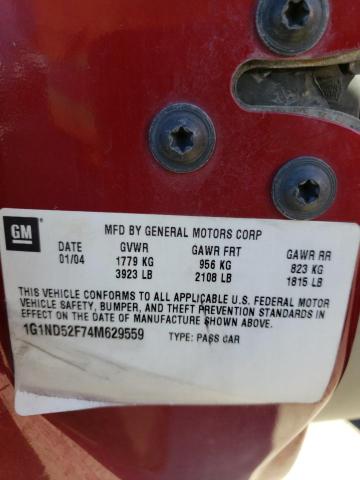 Photo 10 from auction – 2004 CHEVROLET CLASSIC with VIN 1G1ND52F74M629559