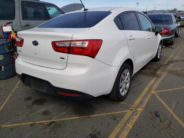 Photo 4 from auction – 2012 KIA RIO LX with VIN KNADM4A36C6047604