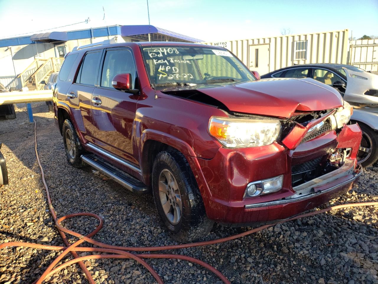TOYOTA 4RUNNER SR 2013 with VIN JTEZU5JR7D5051022 - Photo from auction