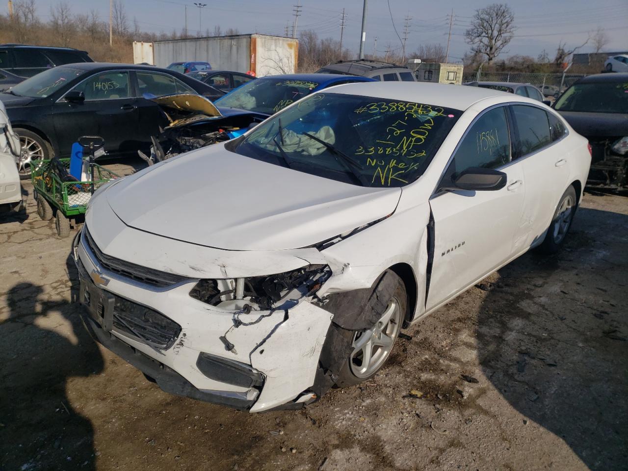 Photo 2 from auction – 2018 CHEVROLET MALIBU LS with VIN 1G1ZB5ST5JF228766
