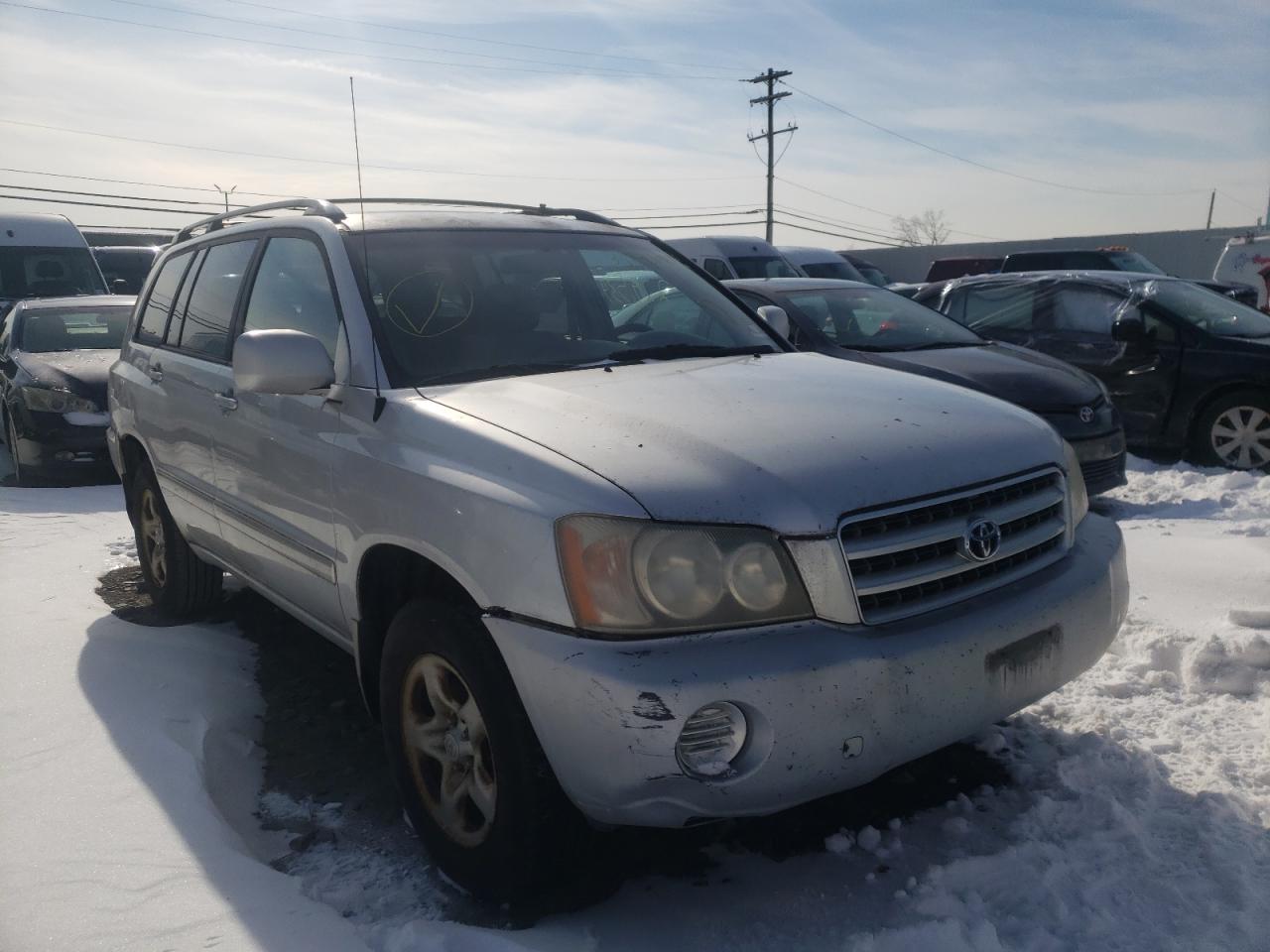 TOYOTA HIGHLANDER 2002 with VIN JTEGD21A420045785 - Photo from auction