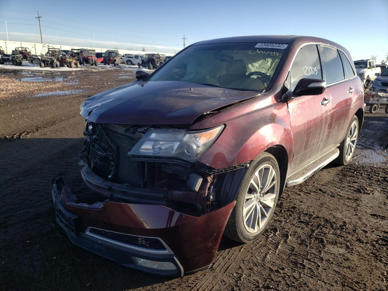 Photo 2 from auction – 2012 ACURA MDX TECHNO with VIN 2HNYD2H34CH550202