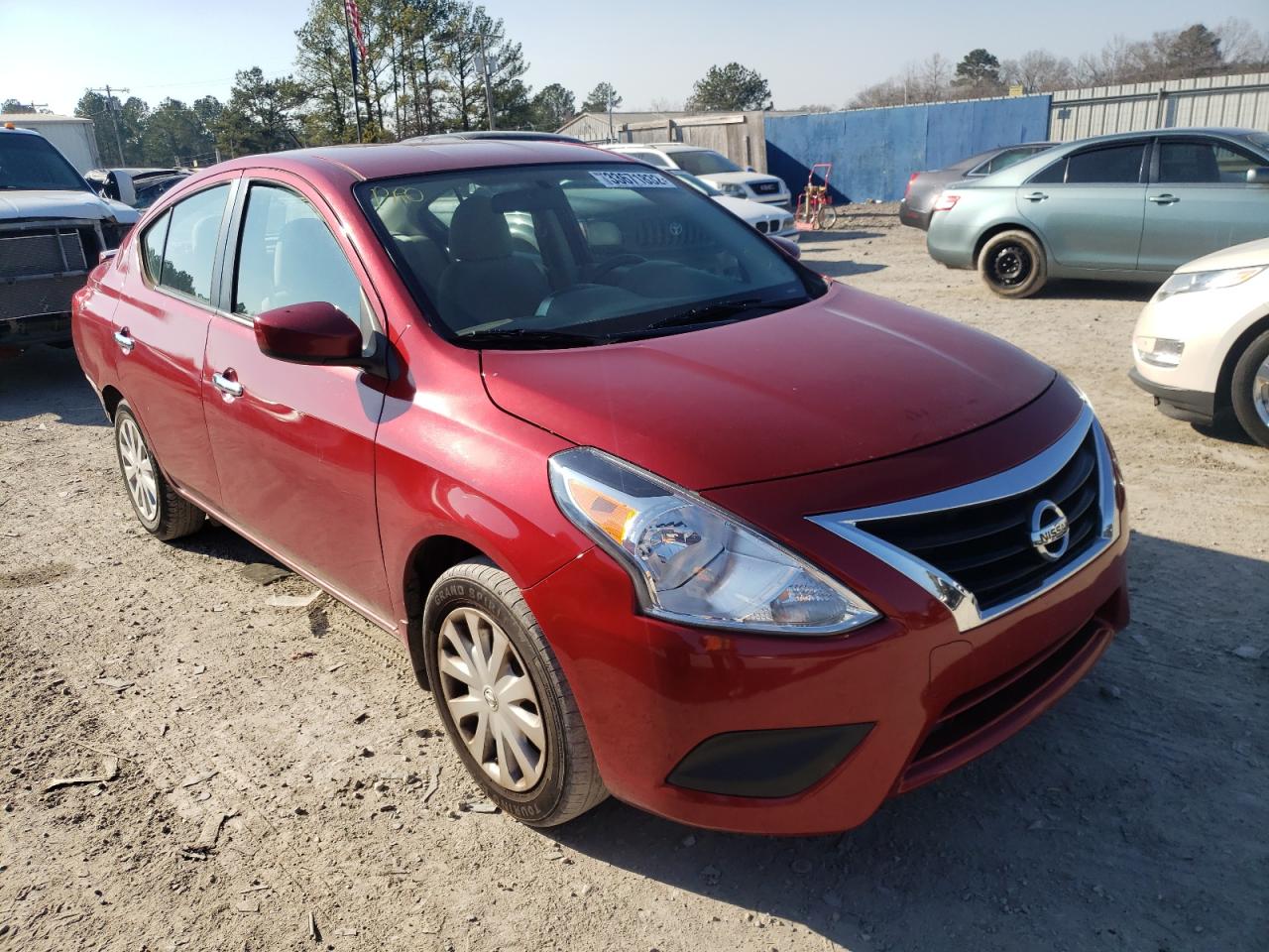 NISSAN VERSA S 2015 with VIN 3N1CN7AP3FL812491 - Photo from auction