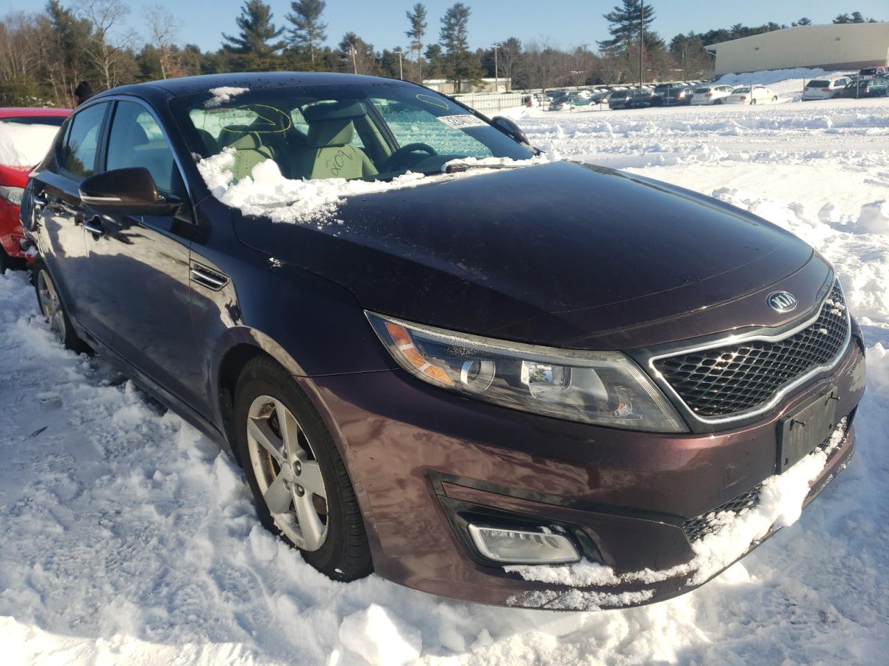 KIA OPTIMA LX 2014 with VIN 5XXGM4A77EG299658 - Photo from auction