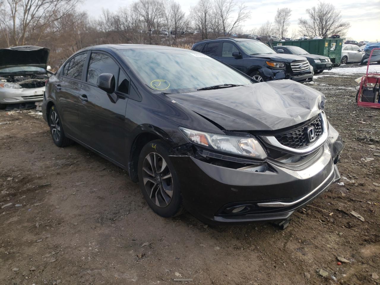 Photo 9 from auction – 2013 HONDA CIVIC EXL with VIN 19XFB2F95DE204134
