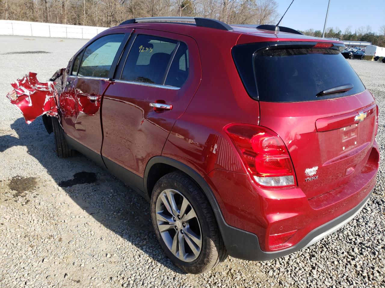 Photo 3 from auction – 2019 CHEVROLET TRAX 1LT with VIN 3GNCJLSB9KL265099