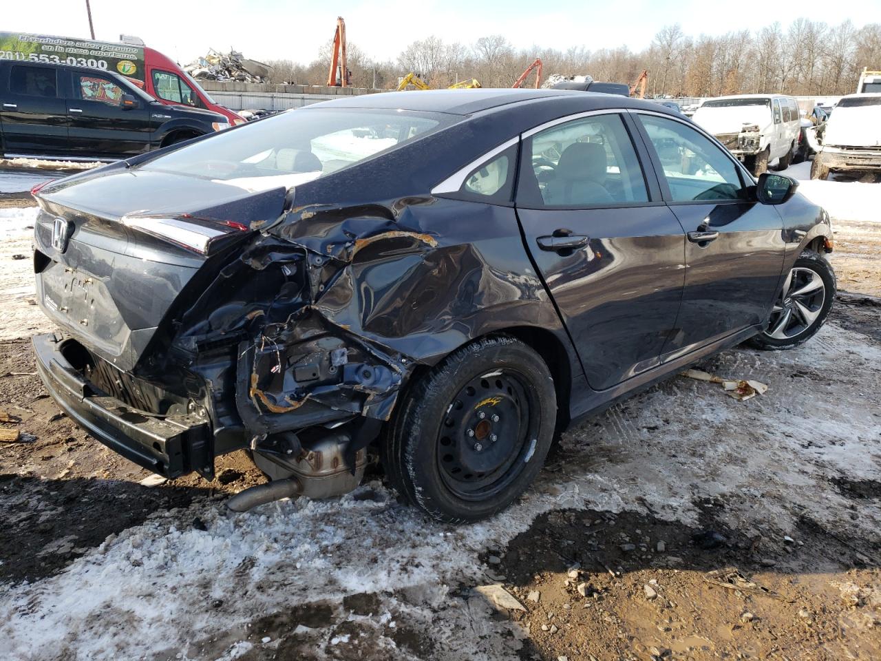 Photo 4 from auction – 2019 HONDA CIVIC LX with VIN 2HGFC2F64KH515933