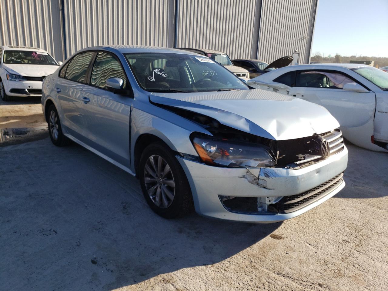 VOLKSWAGEN PASSAT S 2012 with VIN 1VWAP7A35CC102413 - Photo from auction