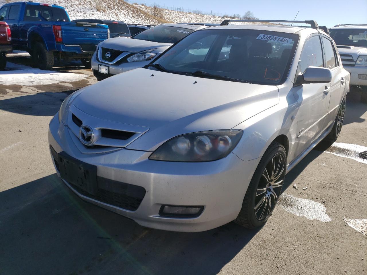 Photo 2 from auction – 2008 MAZDA 3 HATCHBAC with VIN JM1BK343081825714