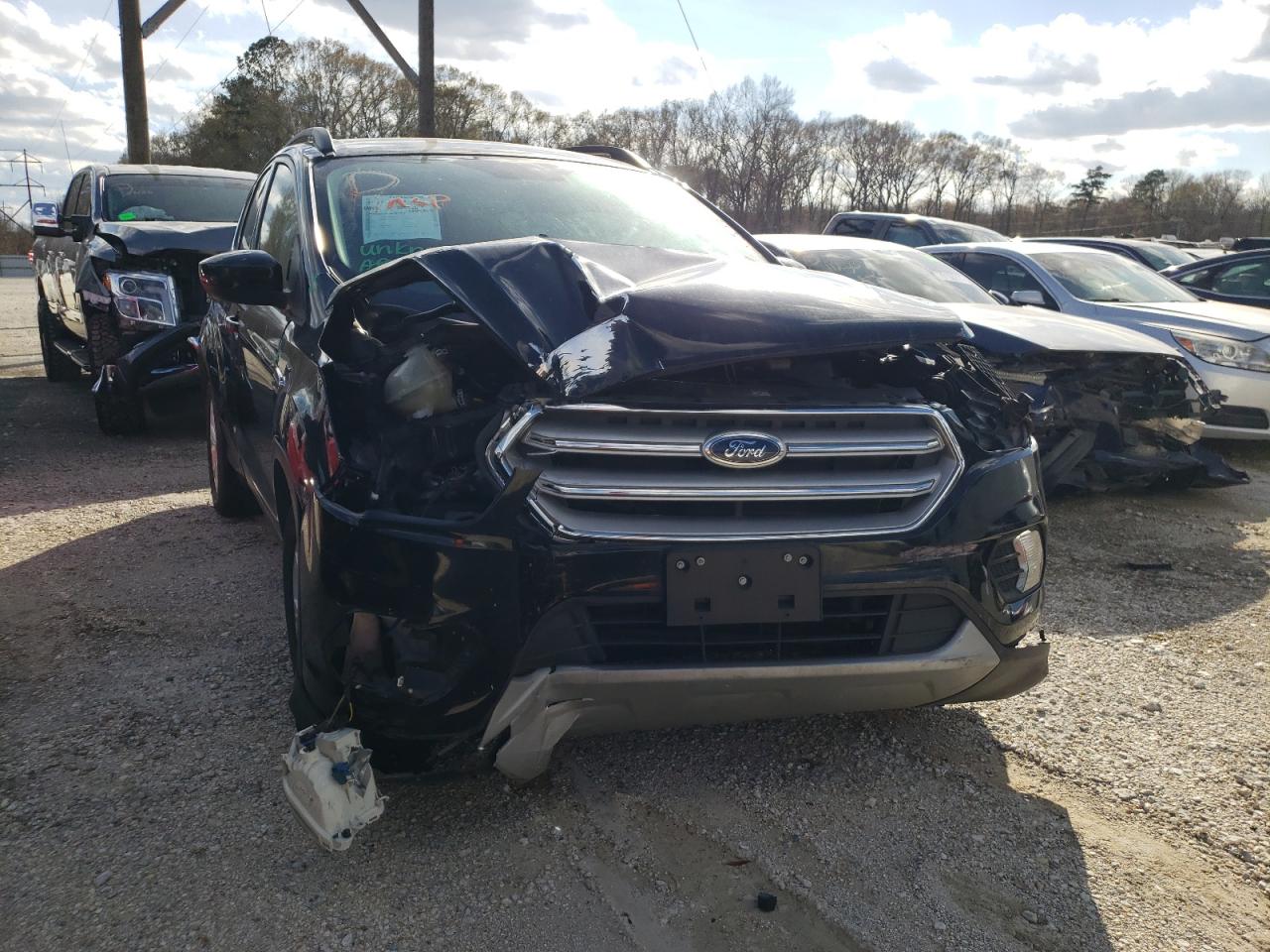 FORD ESCAPE SE 2018 with VIN 1FMCU0GD4JUB58759 - Photo from auction
