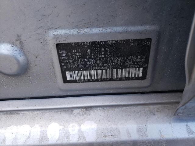 Photo 10 from auction – 2014 SUBARU LEGACY 2.5 with VIN 4S3BMBA60E3021187