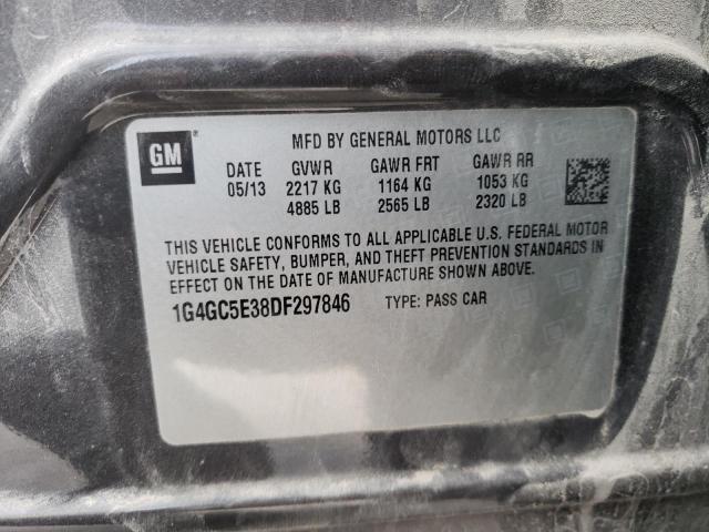 Photo 10 from auction – 2013 BUICK LACROSSE with VIN 1G4GC5E38DF297846