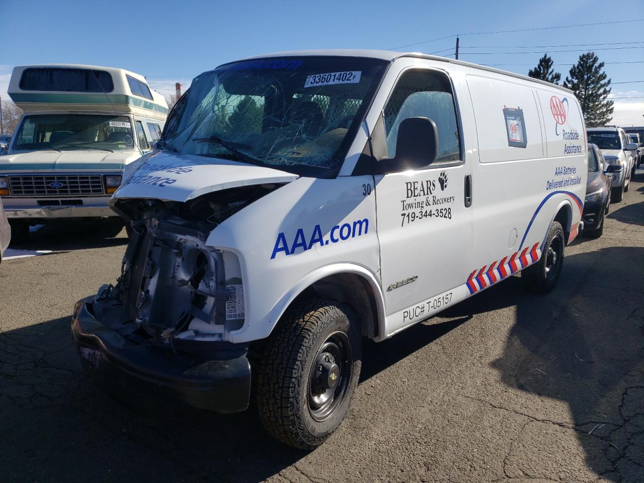 Photo 2 from auction – 2002 CHEVROLET EXPRESS G2 with VIN 1GCGG25R221228530