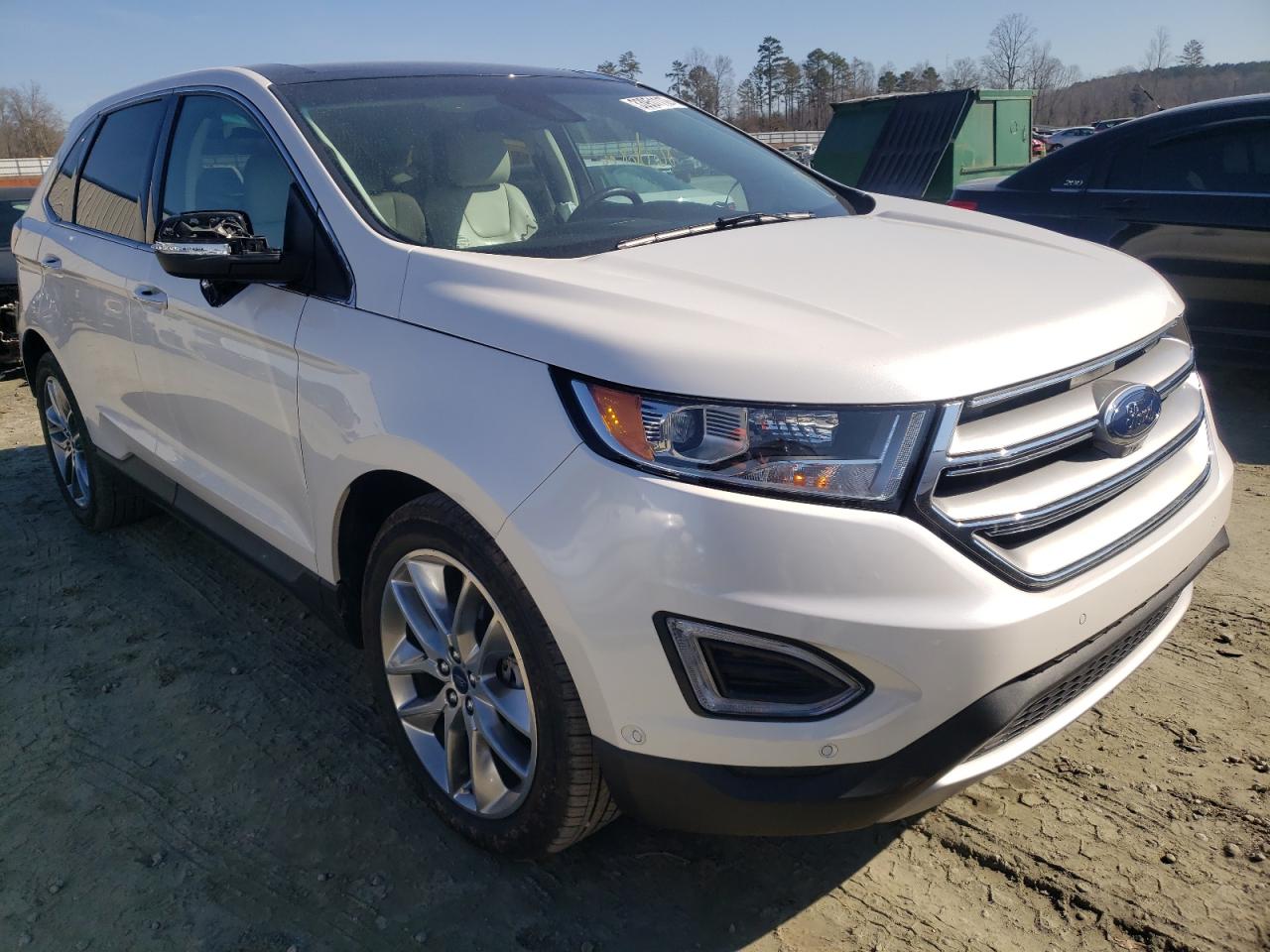 FORD EDGE TITAN 2015 with VIN 2FMPK3K83FBC24802 - Photo from auction