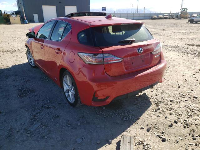 Photo 3 from auction – 2015 LEXUS CT 200 with VIN JTHKD5BH0F2229142