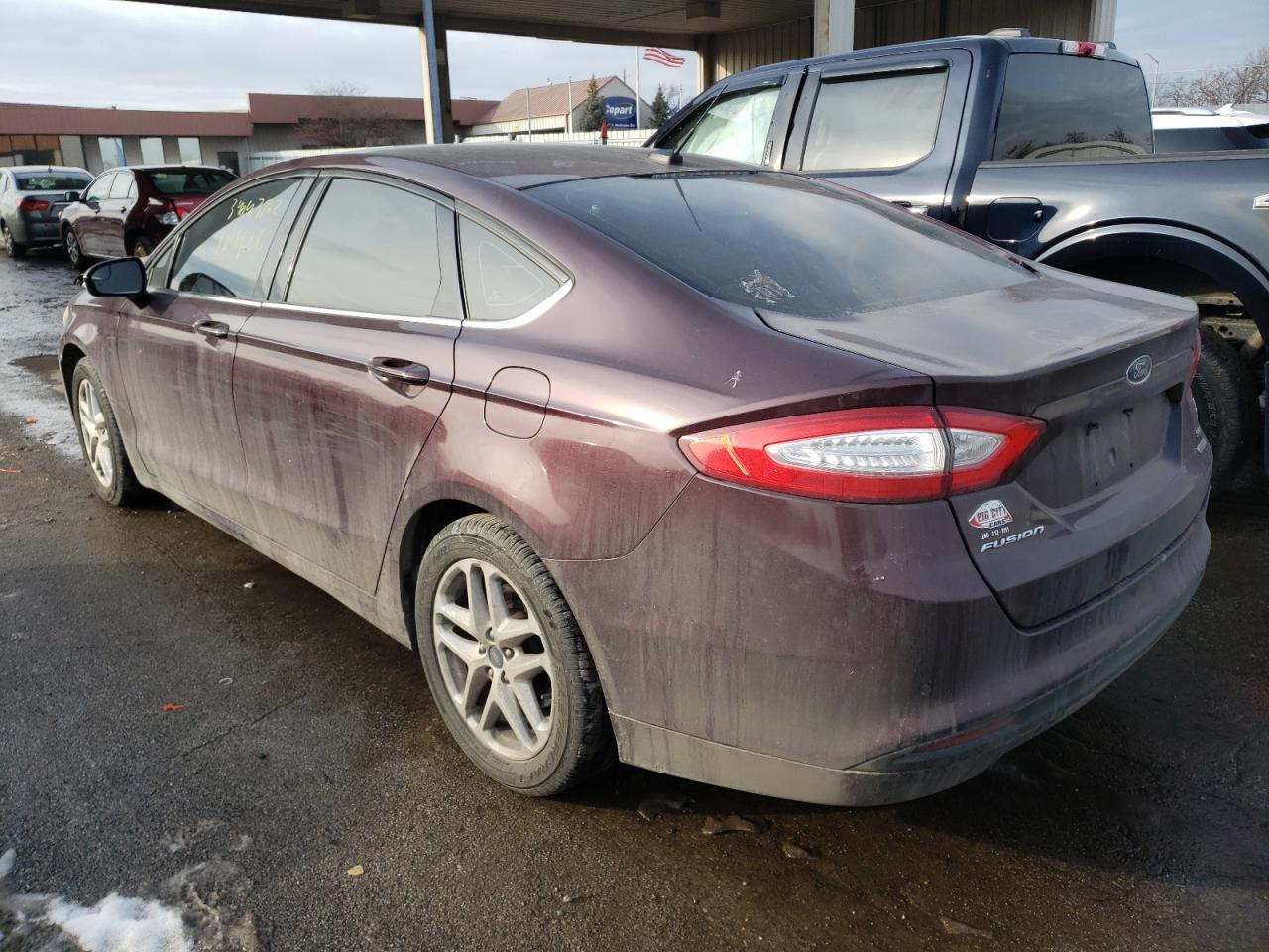 Photo 3 from auction – 2013 FORD FUSION SE with VIN 3FA6P0HRXDR312153