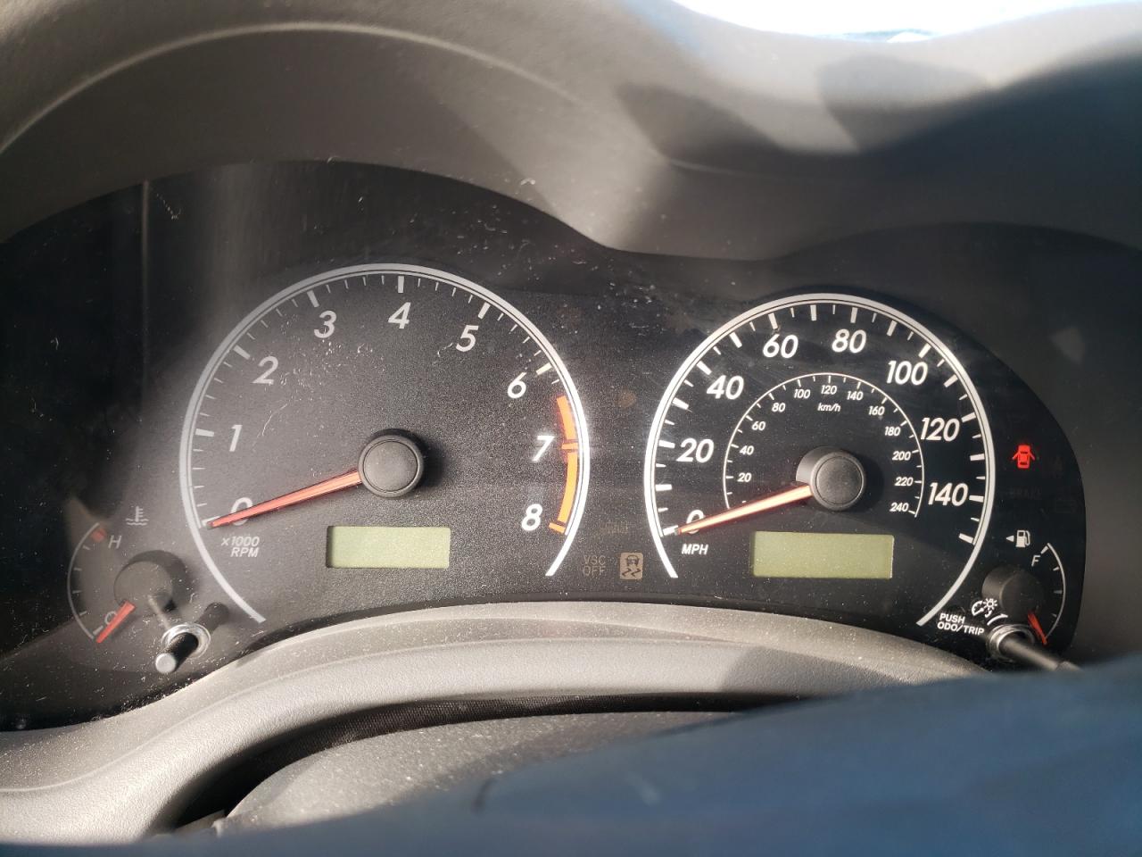 Photo 8 from auction – 2009 TOYOTA COROLLA BA with VIN 2T1BU40E49C145495
