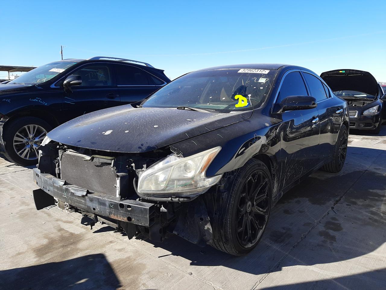 Photo 2 from auction – 2010 NISSAN MAXIMA S with VIN 1N4AA5AP3AC819438