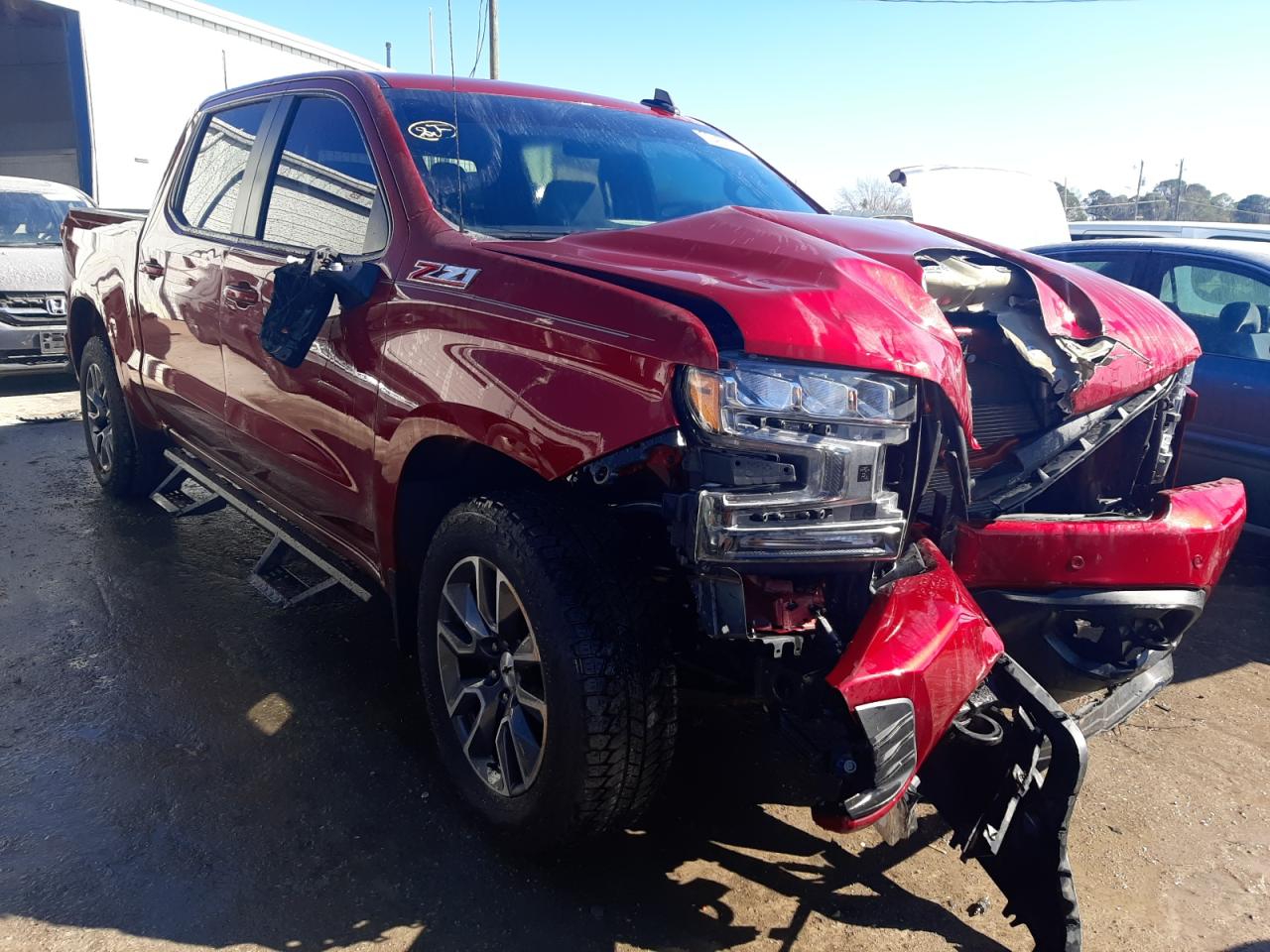 CHEVROLET SILVERADO 2021 with VIN 3GCUYEED3MG226697 - Photo from auction