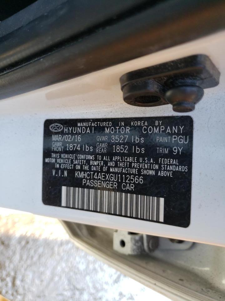 Photo 10 from auction – 2016 HYUNDAI ACCENT SE with VIN KMHCT4AEXGU112566