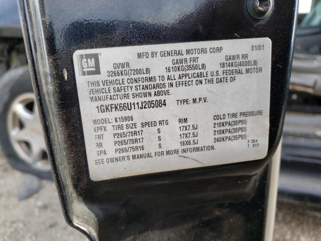 Photo 10 from auction – 2001 GMC DENALI XL with VIN 1GKFK66U11J205084