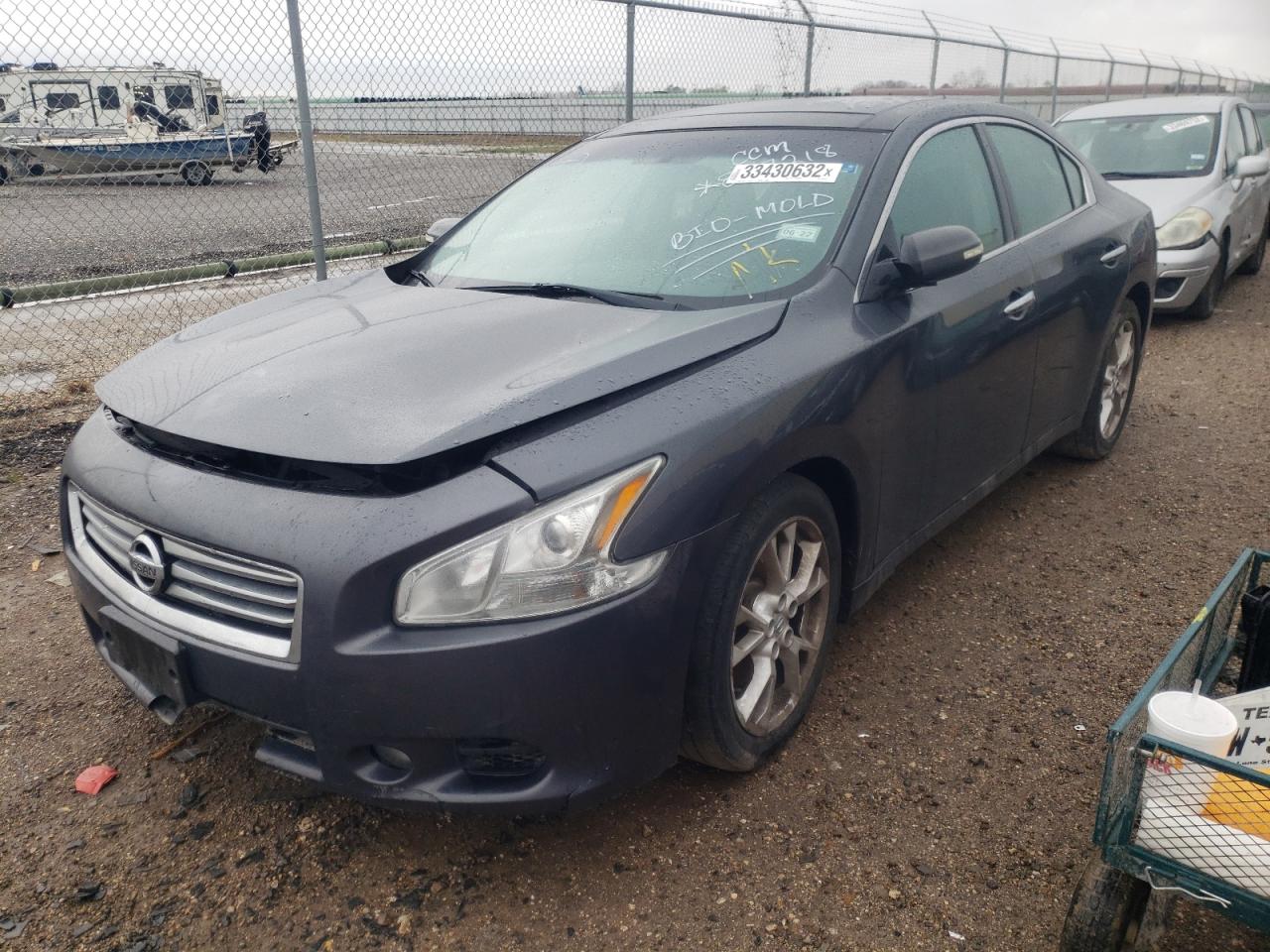 Photo 2 from auction – 2012 NISSAN MAXIMA S with VIN 1N4AA5APXCC857218