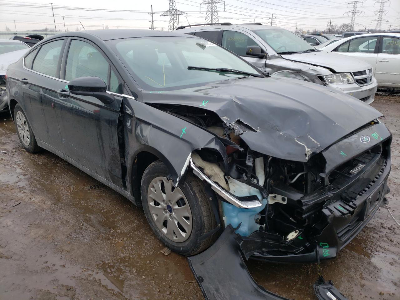 Photo 1 from auction – 2014 FORD FUSION S with VIN 1FA6P0G7XE5391733