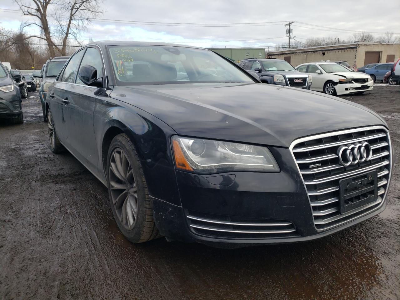 AUDI A8 QUATTRO 2013 with VIN WAUAGAFD2DN008574 - Photo from auction