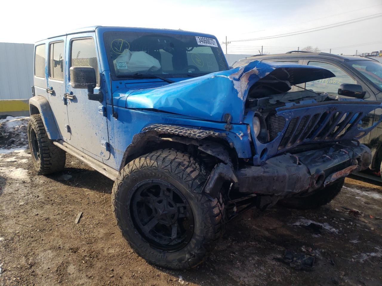 JEEP WRANGLER U 2015 with VIN 1C4BJWEG5FL719444 - Photo from auction