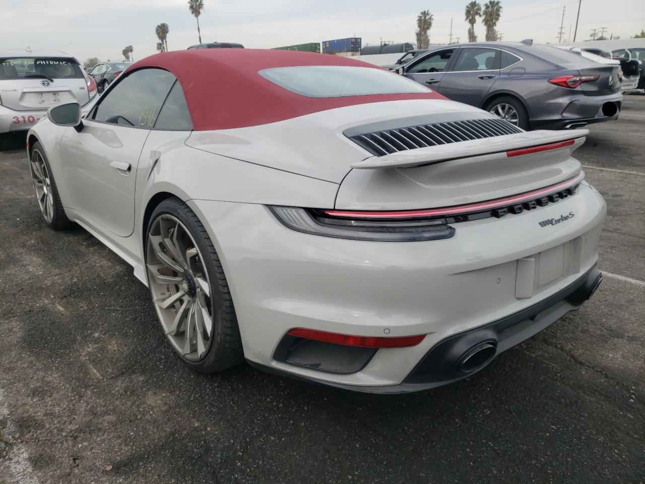 Photo 3 from auction – 2021 PORSCHE 911 TURBO with VIN WP0CD2A97MS263736