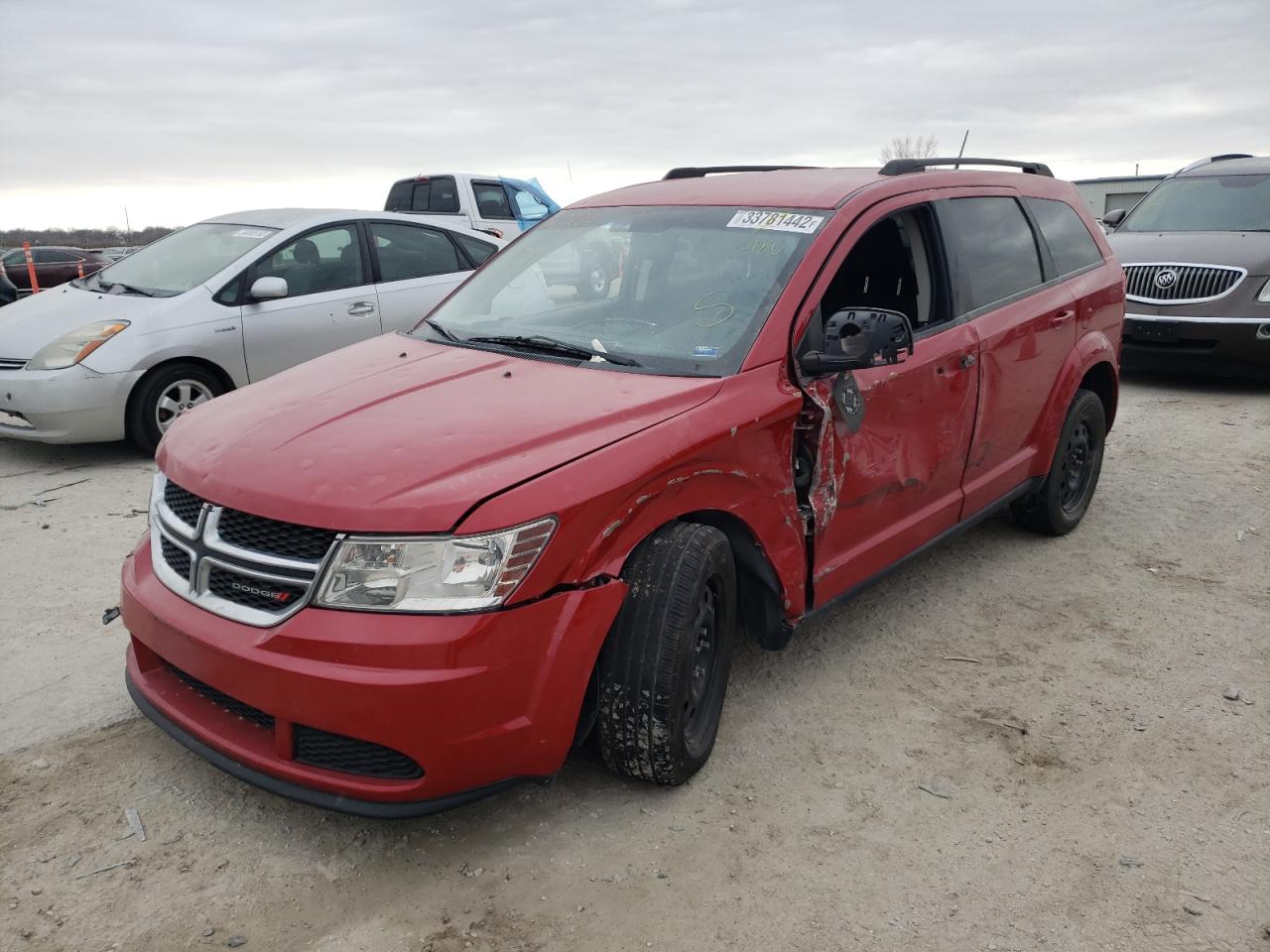 Photo 2 from auction – 2016 DODGE JOURNEY SE with VIN 3C4PDCAB8GT159382