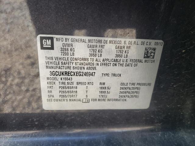 Photo 10 from auction – 2014 CHEVROLET SILVERADO with VIN 3GCUKRECXEG246947