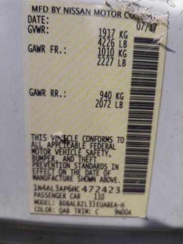 Photo 10 from auction – 2017 NISSAN ALTIMA 2.5 with VIN 1N4AL3AP6HC472423
